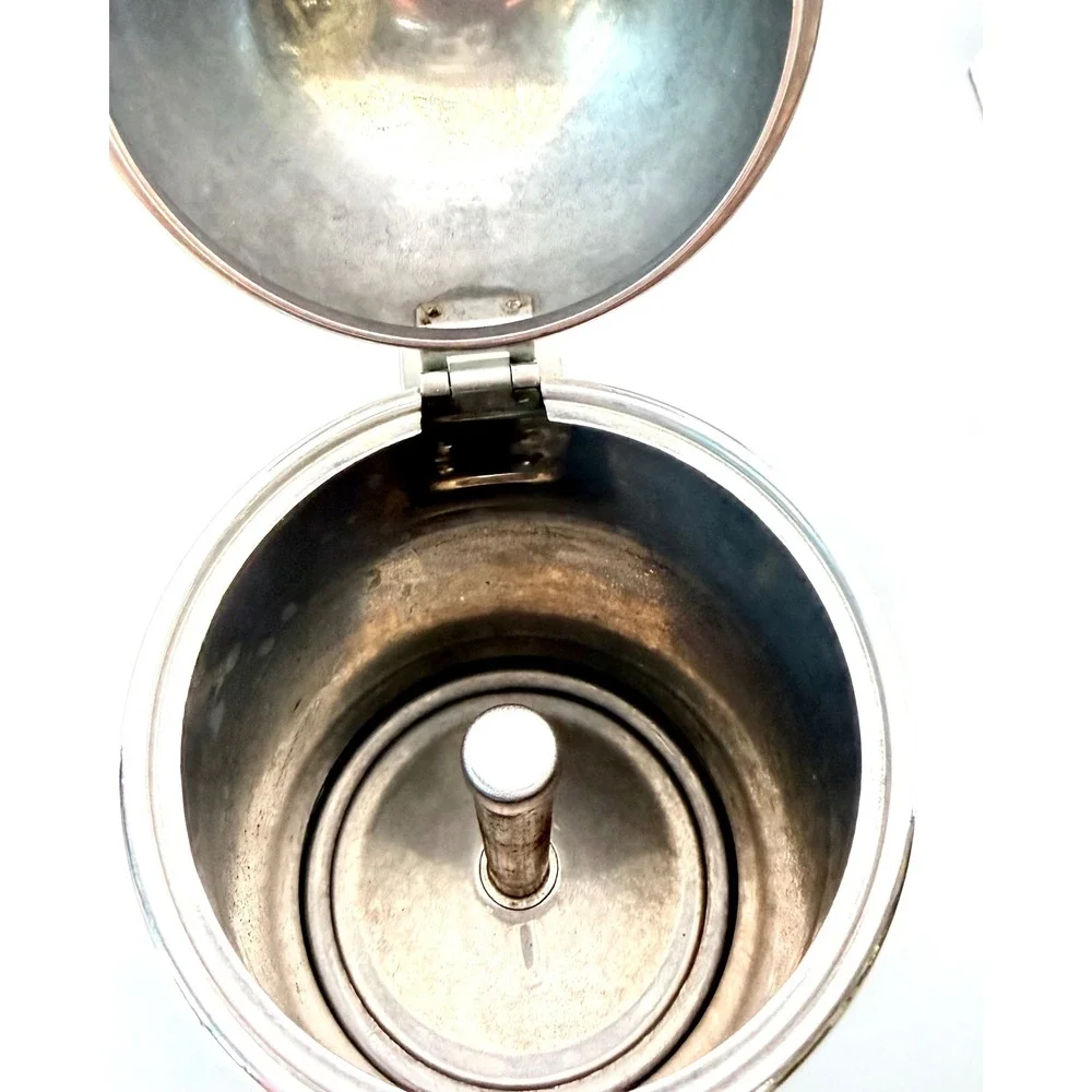 VEV Viganò Italian Stovetop Espresso Moka Pot 18/10 Stainless Steel Vintage